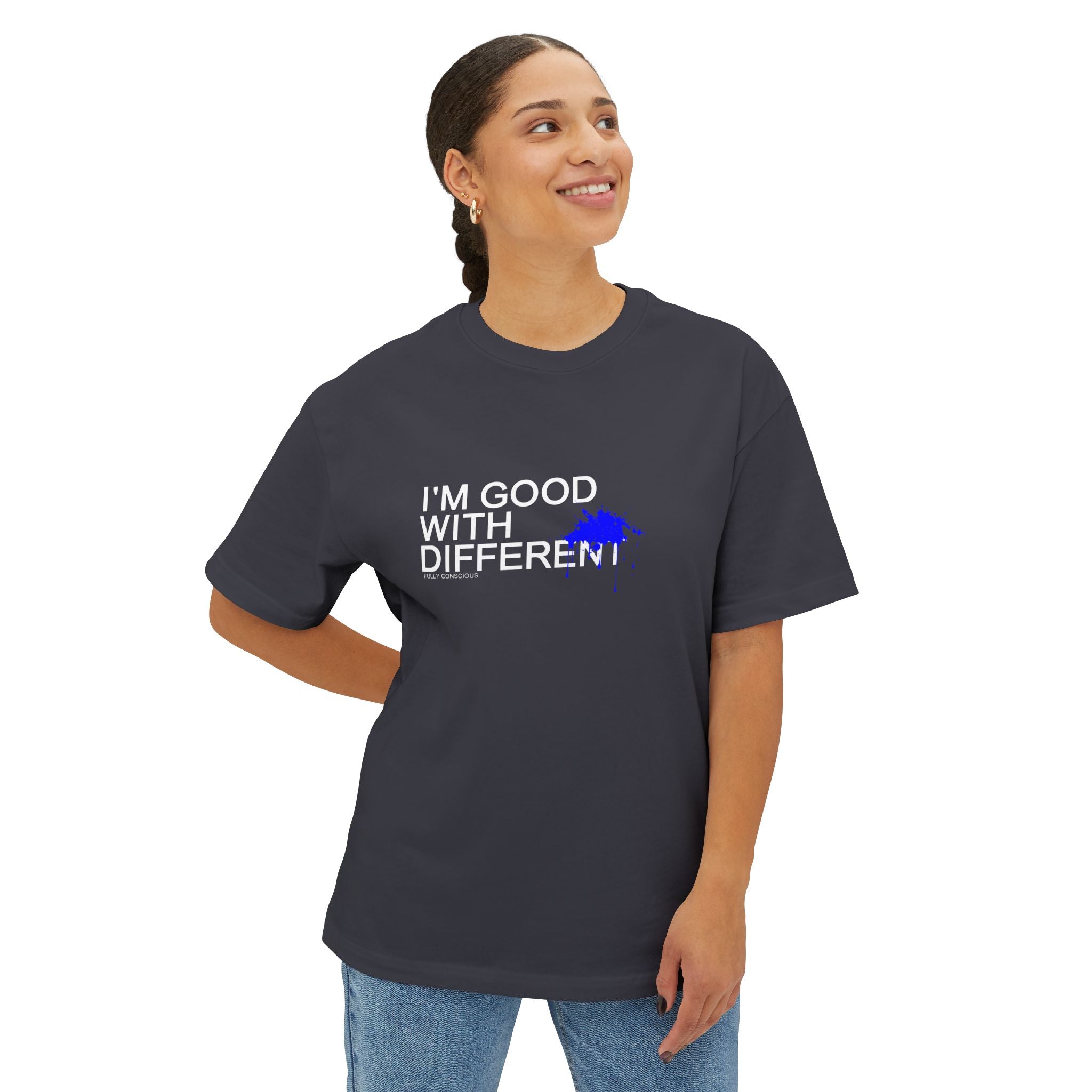 I'M GOOD WITH DIFFERENT - FRONT - Fully Conscious Apparel