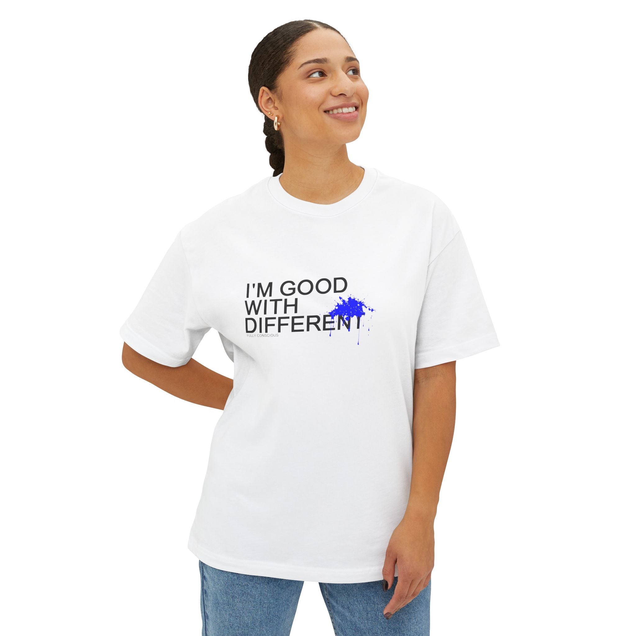 I'M GOOD WITH DIFFERENT - FRONT - Fully Conscious Apparel