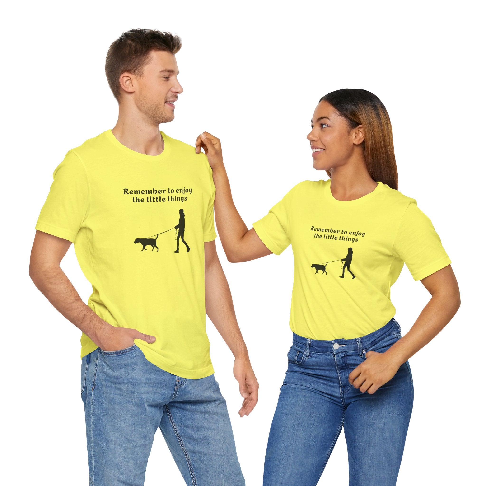 REMEMBER TO ENJOY THE LITTLE THINGS FOR DOG LOVERS - Fully Conscious Apparel