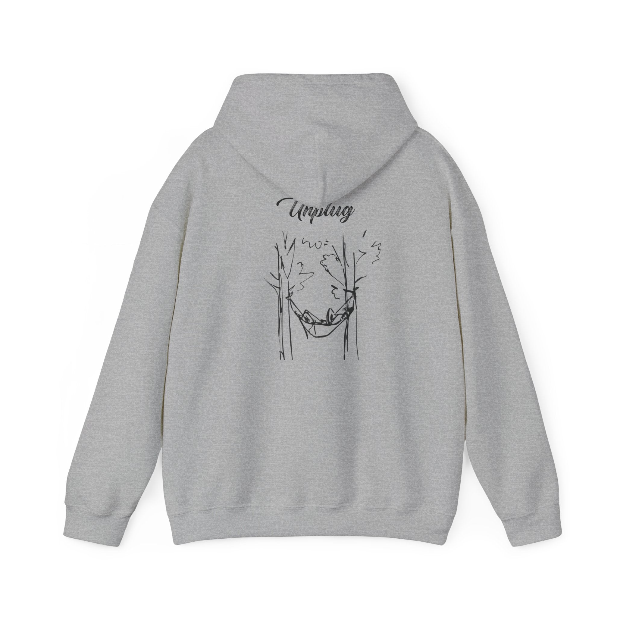 UNPLUG HOODIE - When it's time to get away from the screens for a bit - Fully Conscious Apparel