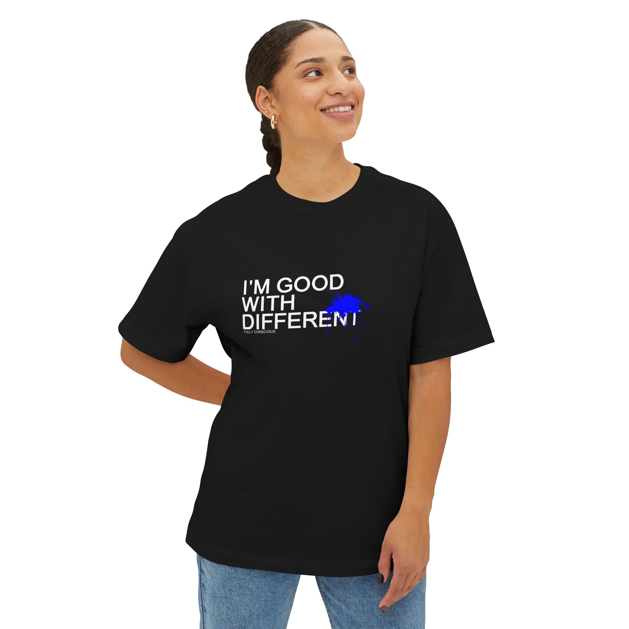 I'M GOOD WITH DIFFERENT - FRONT - Fully Conscious Apparel