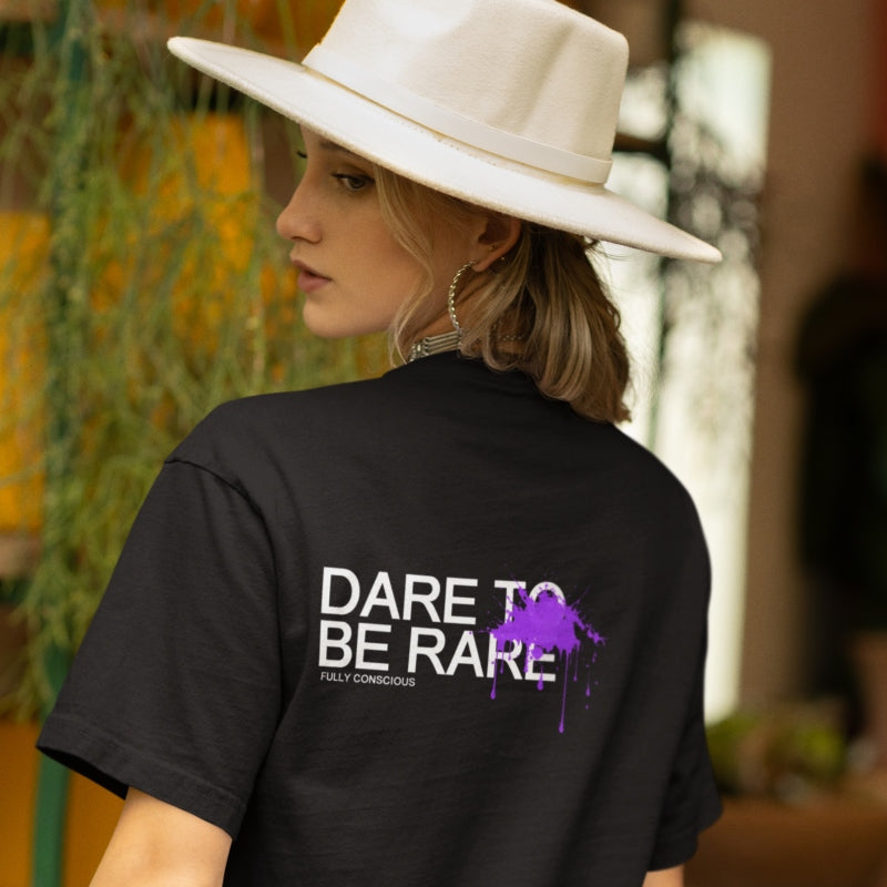 DARE TO BE RARE PURPLE - Fully Conscious Apparel