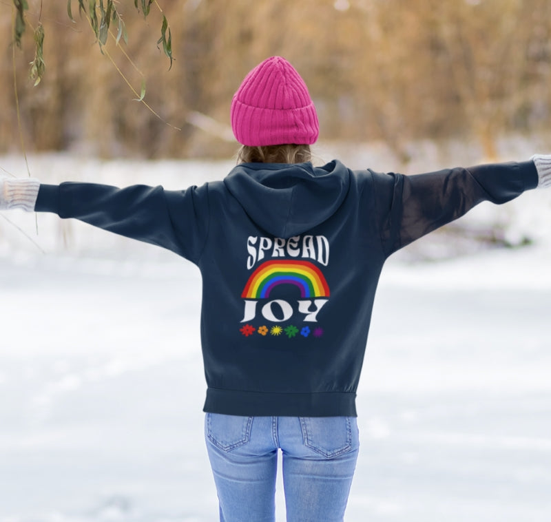 SPREAD JOY (BACK GRAPHIC)- Putting a good message out there - Fully Conscious Apparel