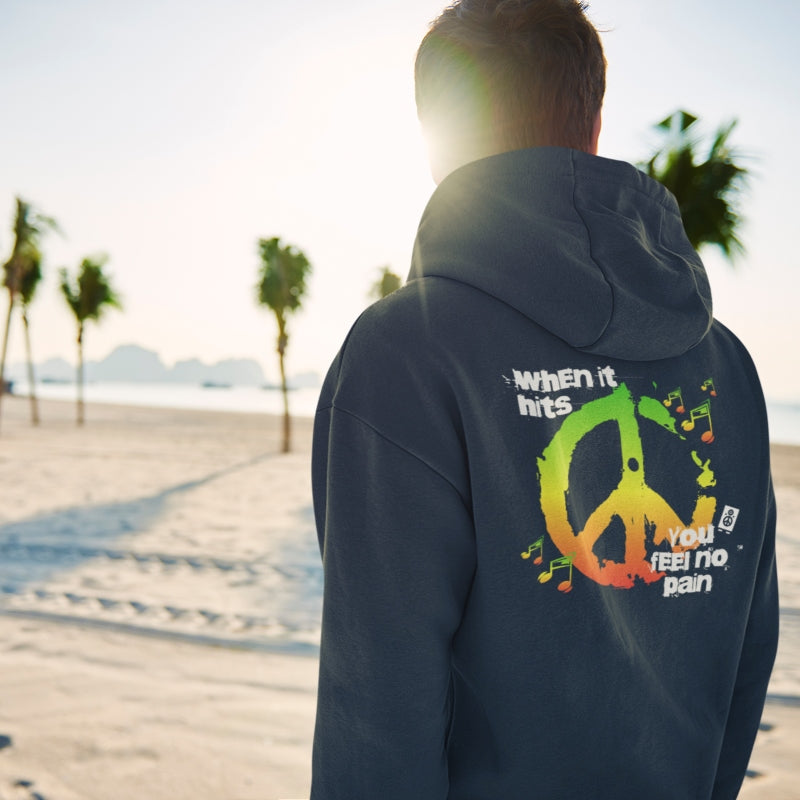 WHEN IT HITS YOU FEEL NO PAIN - Sometimes music makes all the difference - Fully Conscious Apparel